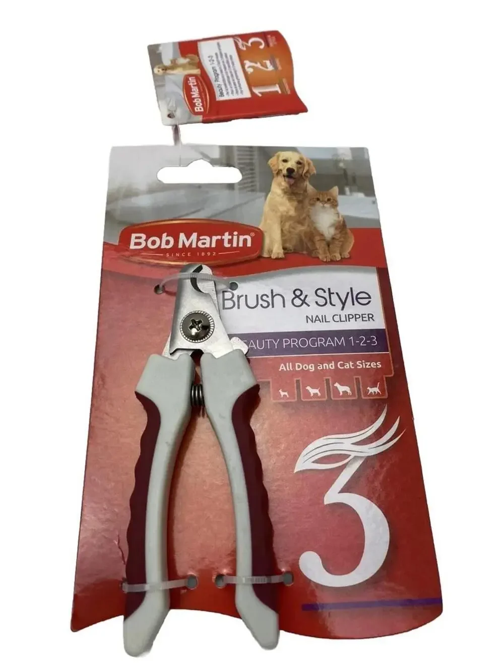 Bob Martin Dog Nail Clippers, Safe & Effective Pet Grooming Tool, New